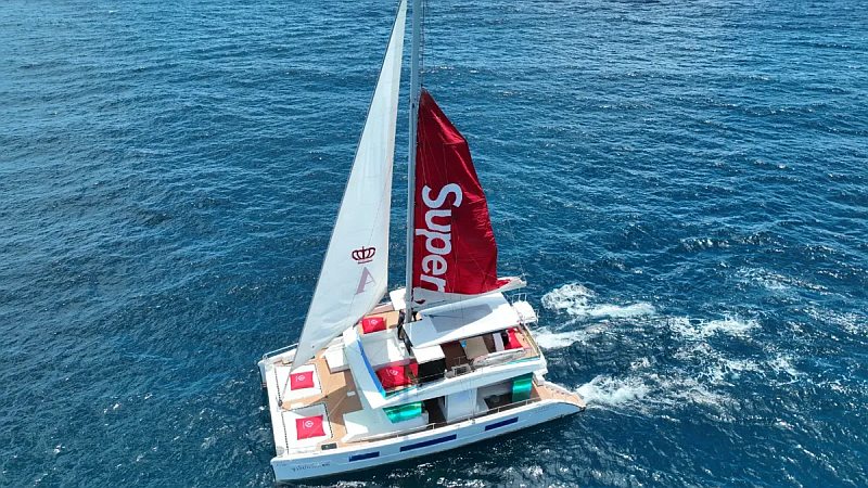 Sailing Cat SUPER X 55ft custom catamaran for upscale group events in Phuket