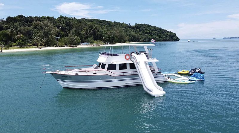 Grand Banks 53 Sambuca luxury motor yacht in Phuket, Thailand