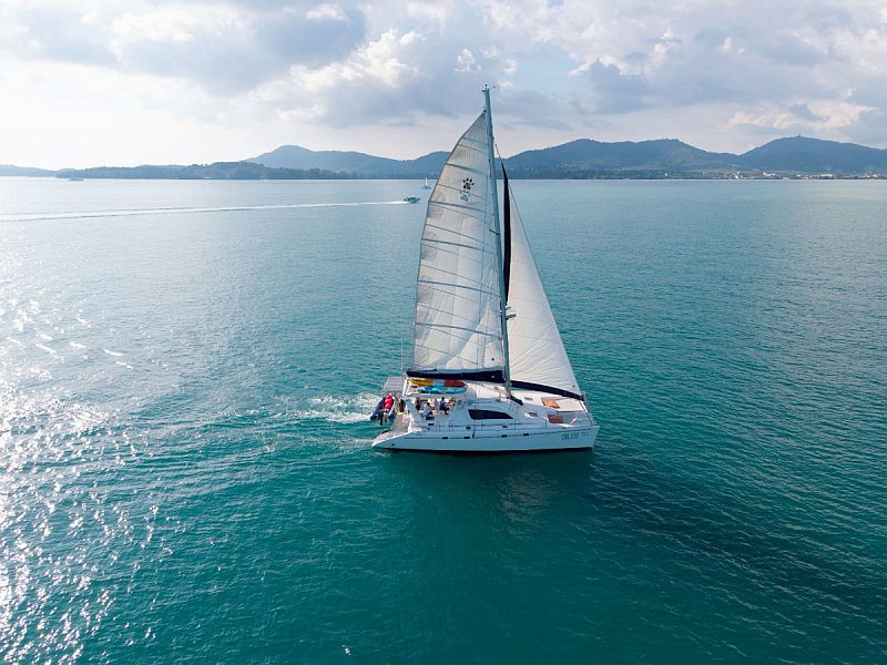 The One Yacht 47ft catamaran for up to 40 guests in Thailand