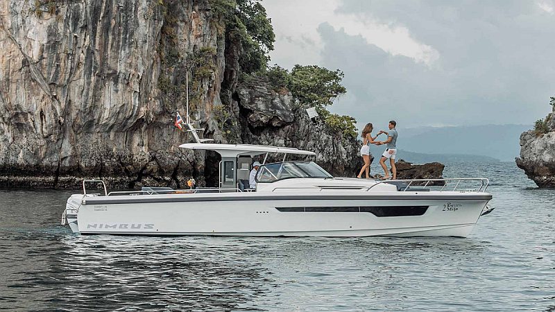 Nimbus T11 day boat with expansive deck space in Phuket, Thailand