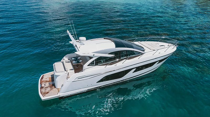 Princess V55 Lady M luxury charter yacht in Phuket, Thailand
