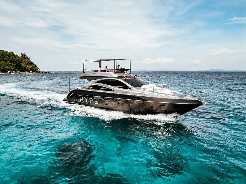 Hype Yacht 55ft luxury motor yacht with DJ on board in Thailand
